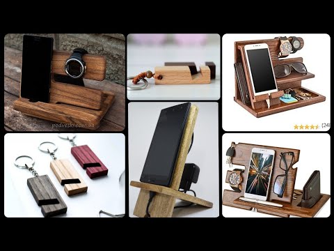 25 nuevas ideas en madera( bases para celular)