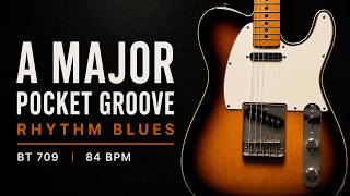 Pocket Groove l Rhythm Blues Backing Track in A Major l BT 709
