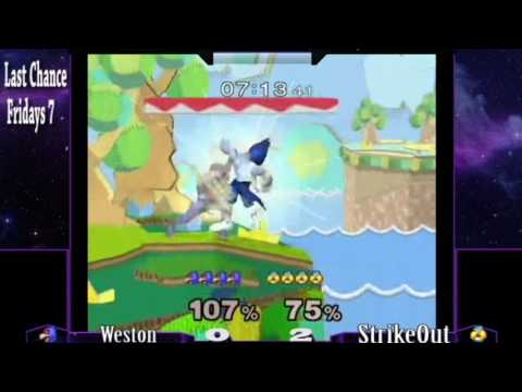 LCF7 - Weston (Falco) vs StrikeOut (Sheik) - SSBM Losers' Semis - SSBM Singles