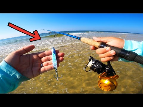 I Caught So Many FISH From the BEACH With This SPOON!! (SURPRISED)