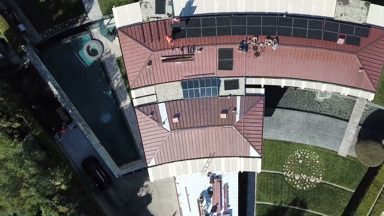"Glass House" Solar Installation