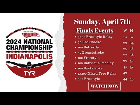 Women’s 500 Freestyle Finals | The 2024 College Club Swimming National Championship