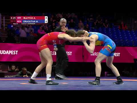 BRONZE WW - 55 kg: A. BLAYVAS (GER) v. M. DRAGUTAN (MDA)