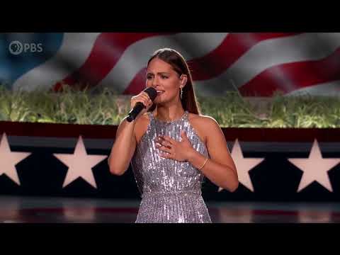 Pia Toscano Performs "God Bless America"