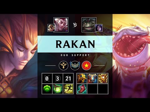 Rakan Support vs Tahm Kench - VN Challenger Patch 25.07