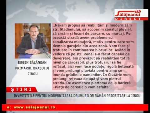 INVESTITIILE PENTRU MODERNIZAREA DRUMURILOR RAMAN PRIORITARE LA JIBOU