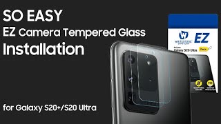 Whitestone Samsung S21 Ultra Tempered Glass Cameraprotector (2-Pack) Screen Protectors