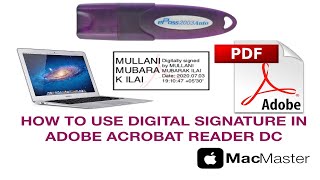 How to add Digital Signature  in Adobe Acrobat Reader DC using Library Path