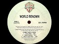 World Renown Come Take A Ride 1994 RARE NY RAP