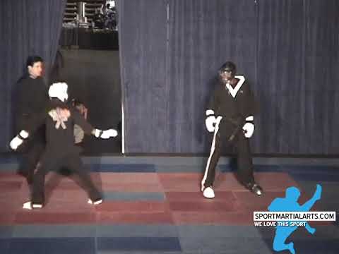 Jason Bourelly vs Jadi Tention   Men's Sparring Grand Championship   2002 US Capitol Classics