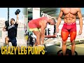 FULL Leg Workout with Dan Simmons (Pushing Charlie to his Limits)