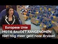 MOTIE AANGENOMEN! EU mag Nederlandse korting niet afpakken!