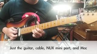 Video thumbnail for NUX UC 2 mini port Test Audio interface by Music support shop
