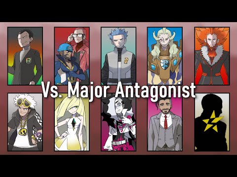 Pokémon Music - All Major Antagonist Battle Themes from the Core Series (All Versions)