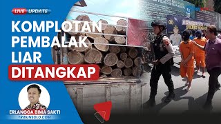 Polres Wonogiri Amankan Pelaku Illegal Logging & Batang Kayu Sonokeling: Mereka Punya Peran Berbeda