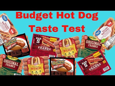THE BEST HOT DOG TASTE TEST