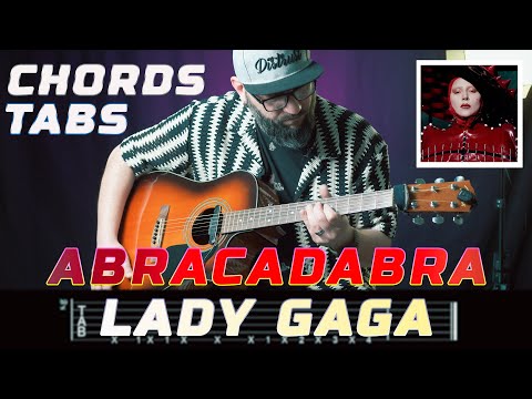 Lady Gaga - Abracadabra | Acoustic Guitar Cover | Guitar TAB, Chords