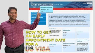 How to get earlier appointment slots for USA visa