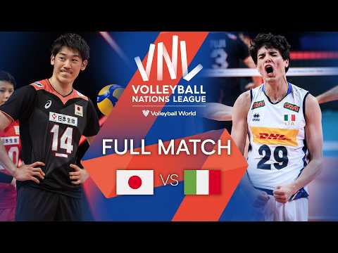 🇯🇵 JPN vs. 🇮🇹 ITA - Full Match | Men's VNL 2021