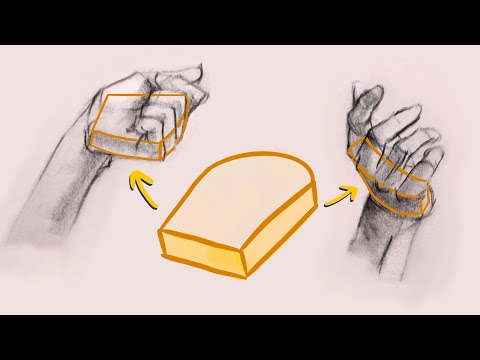 Drawing Hands with The Bread Slice Technique