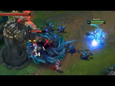 Just a 0/1 vladimir casually diving the 75% HP Sylas