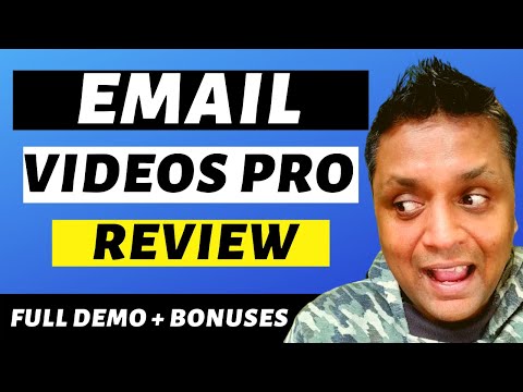 Email Videos Pro Review - Add Full Blown Videos (NOT GIF)To Your Emails