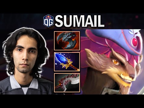 OG.SUMAIL PANGOLIER WITH AGHANIMS - DOTA 2 7.27 GAMEPLAY