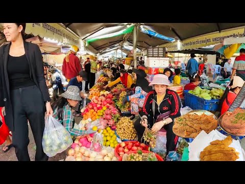 Best Cambodian Fresh Food & Daily Market Show - Phnom Penh Daily Food tour 