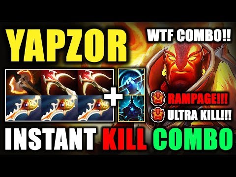 Yapzor [Ember Spirit] - Insane Damage Instant Kill Combo Pro GamePlay Dota 2