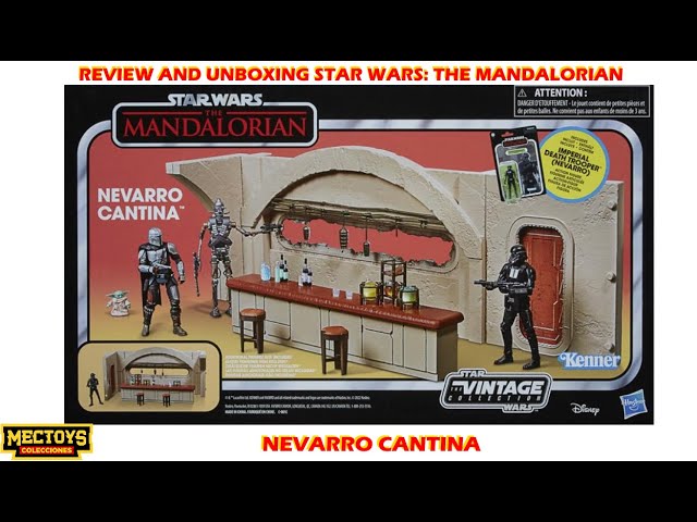 Vídeo relacionado con Star Wars The Vintage Collection The Mandalorian Set Nevarro Cantina y Figura de Imperial Death Trooper (Nevarro)