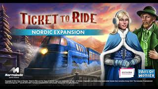 Ticket to Ride - Nordic Map
