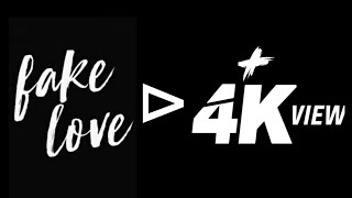 Fake Love Rk Arvin ( lyrics) Video ( Poiyana Kadha