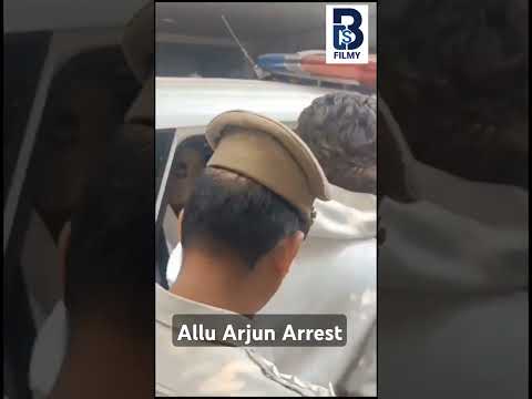 Icon Star Allu Arjun Arrested Visuals