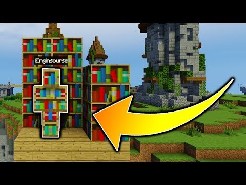 GÖRÜNMEYEN KİTAPLIK OLDUM! - Minecraft SAKLAMBAÇ