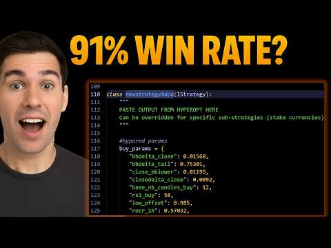 91% Win Rate?! 💥This Crypto DCA Strategy Turns Market Crashes into Profit ?! (5-Min Backtest Reveal)