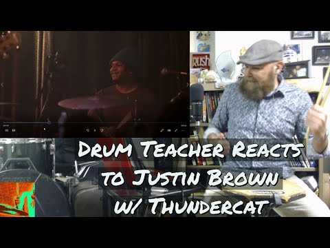 Drum Teacher Reacts - Justin Brown - Thundercat - Tron Song- Episode 79
