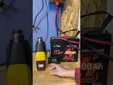 LiTime 12v LifePO4 100ah Mini Battery with bluetooth bms and connectivity and auto recovery
