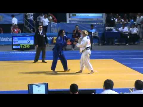 Judo Panamericano 2011 - Kaila Harrison ( USA ) vs Yelenis Castillo ( CUB ) - 78 Kg