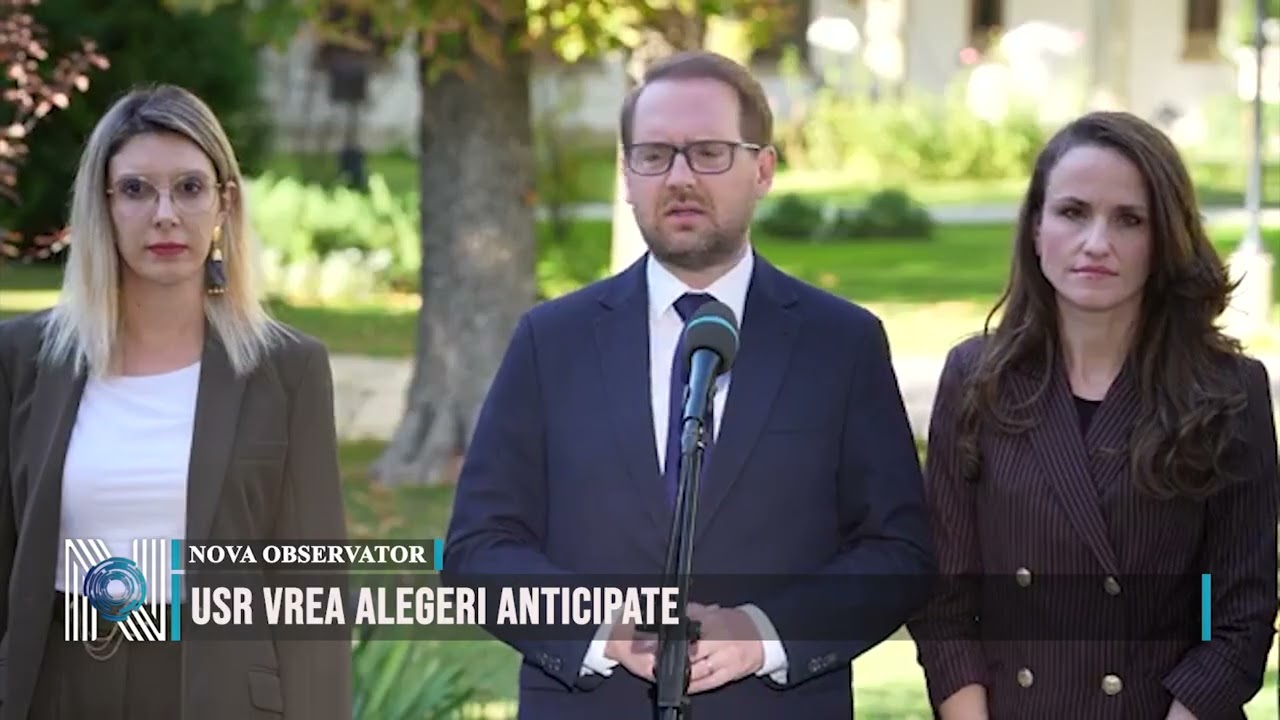 USR vrea alegeri anticipate