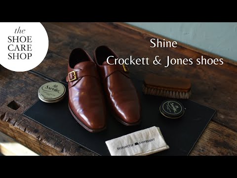 How to: shine Crockett & Jones shoes | Saphir Médaille d'Or shoe care guide