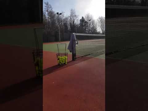 Tennis practice after my 1st LTA tournament