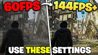 BEST PC Settings for Hogwarts Legacy! (Maximize FPS &amp; Visibility)