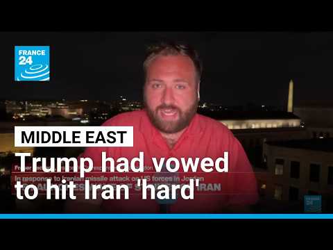 US launches wave of strikes on Iran in response to Tehran missile attack in Jordan