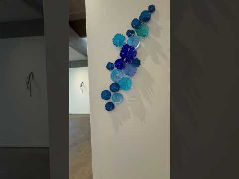 Creativity abounds in an art display by Craig Mitchell Smith stunning nature piece of glass