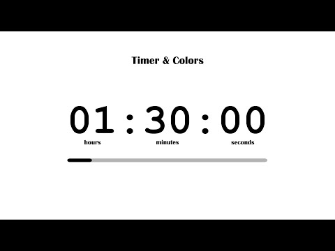 🤍 1 Hour 30 Minute Timer |☁️ White Cloud | Best Aesthetic Countdown For Studying | Full Screen