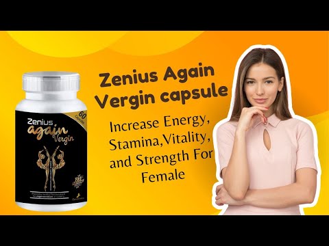 Zenius Again Virgin Capsules for Women - Ayurvedic Sensual Wellness Support (60 Capsules)