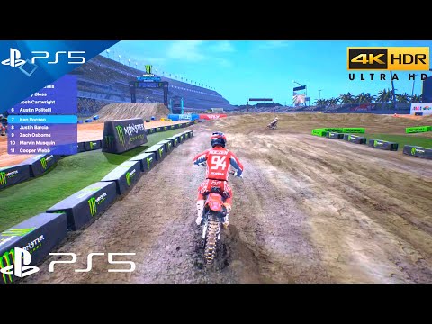 (PS5) Supercross 5 KEN ROCZEN Gameplay | Ultra High Realistic Graphics [4K HDR]