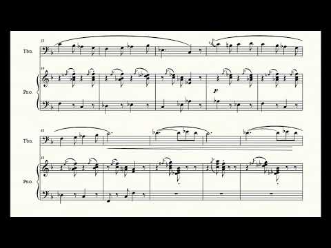 Bordogni / Rochut No. 11 in F, Trombone & Piano