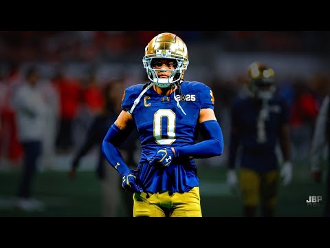 COMPLETE Safety 🔥 || Notre Dame Safety Xavier Watts Highlights 🍀 ᴴᴰ