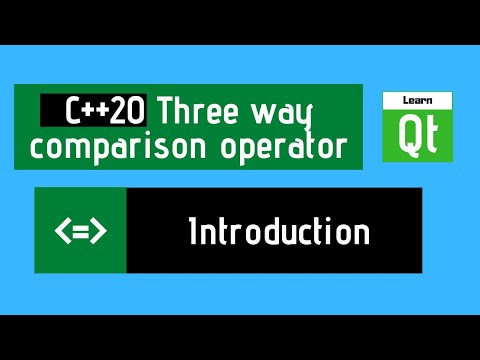 C++ 20 Spaceship (Three way comparison) Operator Demystified - Ep01 : Introduction